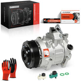 A-Premium front view of compressor and clutch showing durable construction and easy replacement
