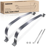 A-Premium front view of fuel tank straps showing shape and fit benefit