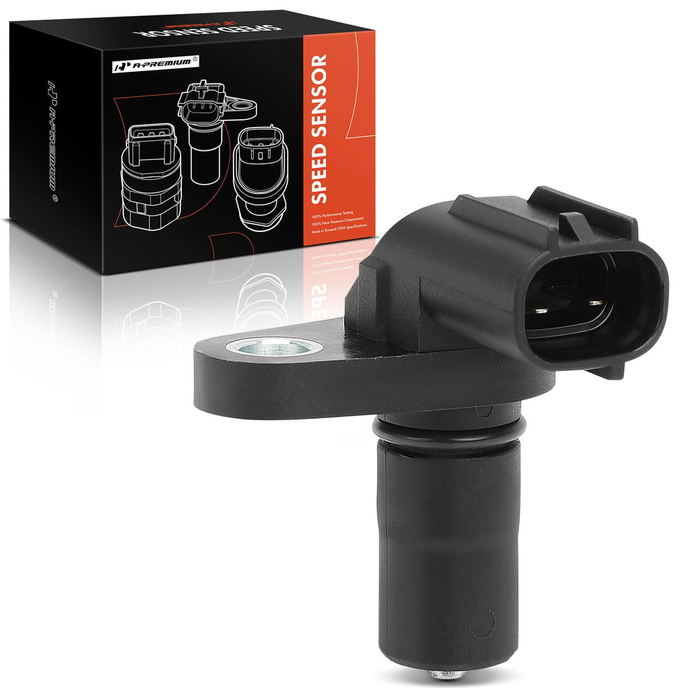 A-Premium front view speed sensor showing compact plug design for easy replacement