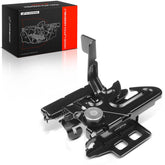 A-Premium front view showing complete hood latch assembly and sturdy construction benefit