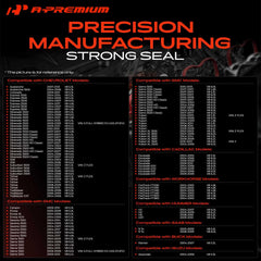 A-Premium close-up of composite gasket material highlighting heat resistance