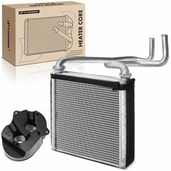 A-Premium heater core front view showing clean face and proper fitment