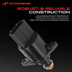 A-Premium IAC valve plunger close-up showing durable construction and controlled airflow