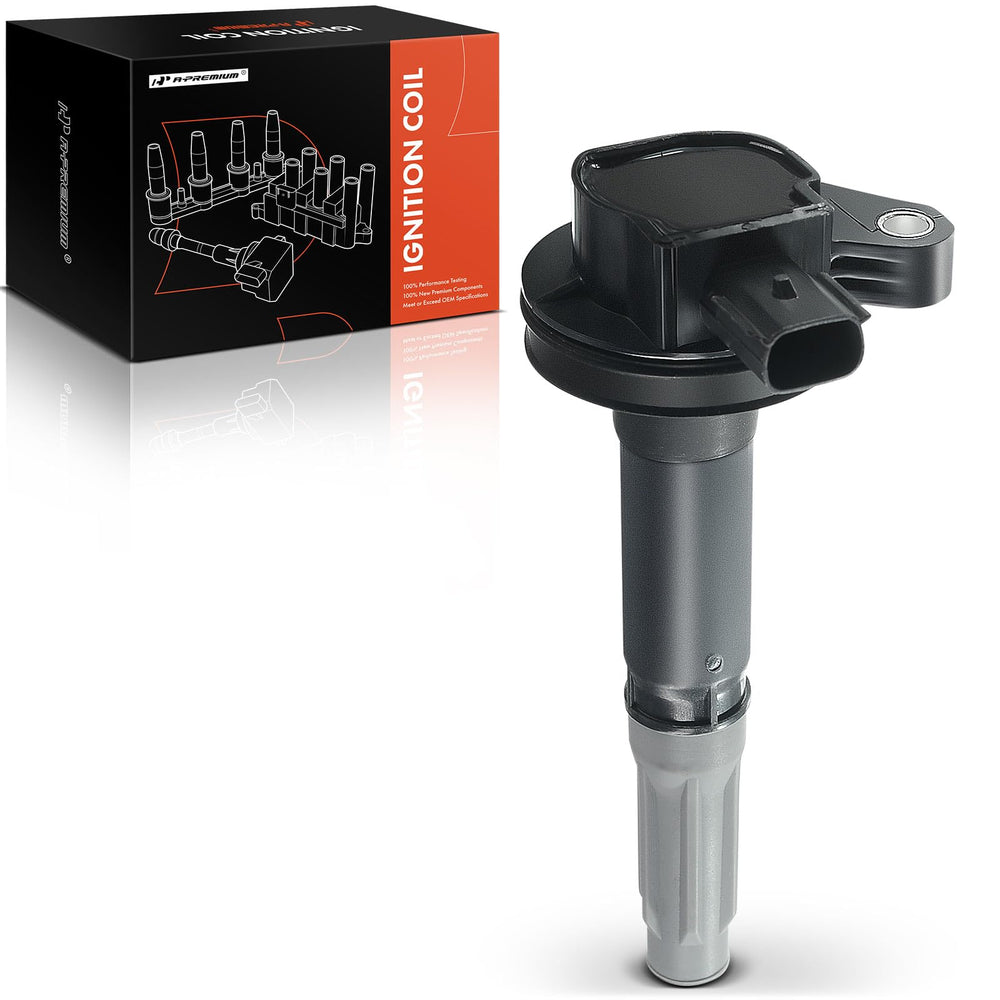 A-Premium ignition coil front view showing compact design and reliable fit