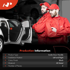 A-Premium installed driver-side handle demonstrating fit and easy operation
