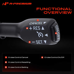 A-Premium installed on steering column demonstrating direct bolt-on replacement benefit