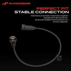 A-Premium blade terminals close-up showing 2-pin design for reliable signal