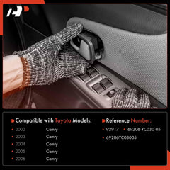 A-Premium rear mounting side of handle showing clip locations for straightforward installation