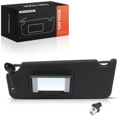 A-Premium front view of left driver sun visor showing fit and finish benefits
