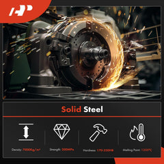 A-Premium mounting hole detail highlighting bolt interface and secure crankshaft attachment