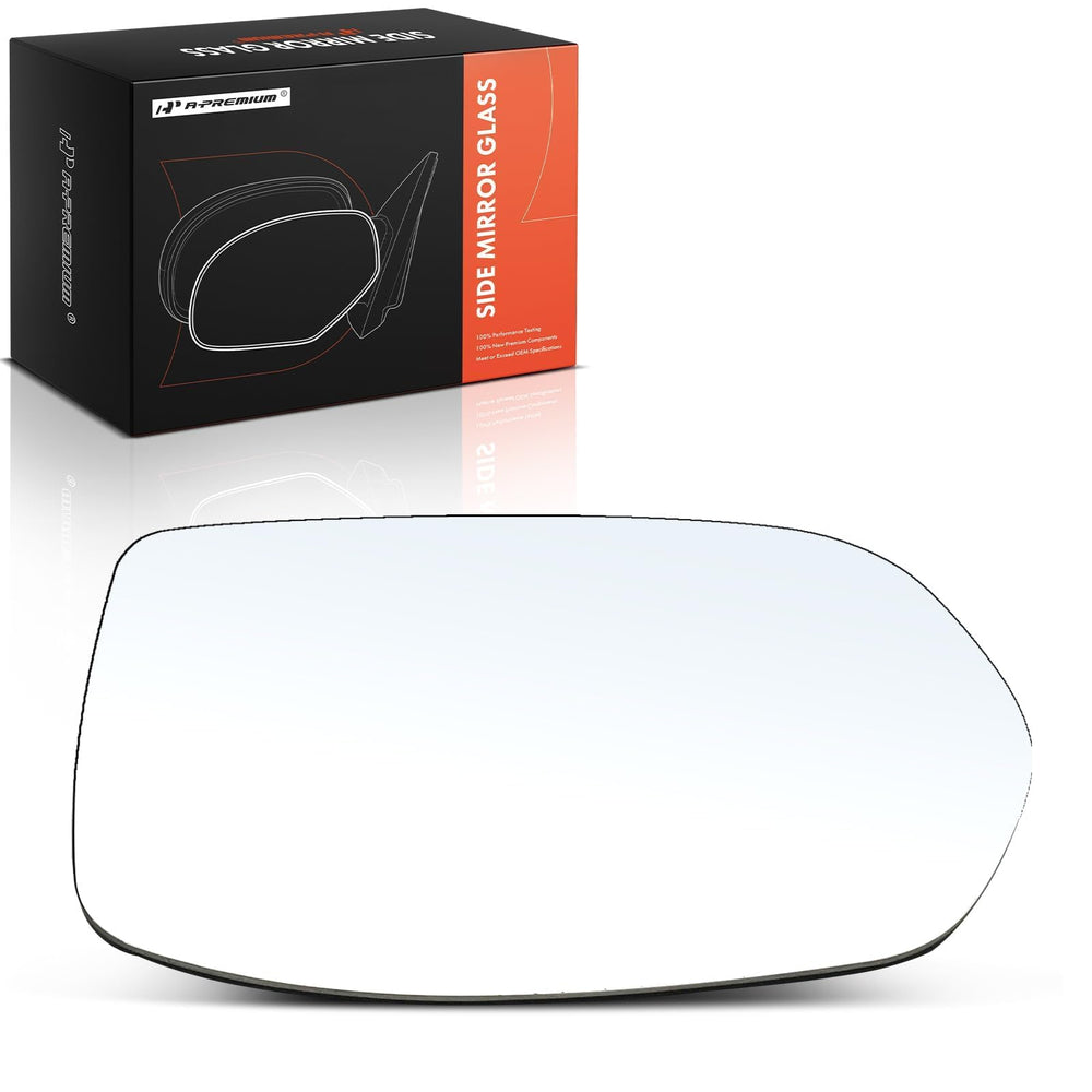 A-Premium front view of passenger-side mirror showing fit and finish benefits