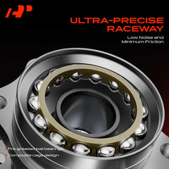 A-Premium pre-greased bearing cutaway illustrating ready-to-install lubrication
