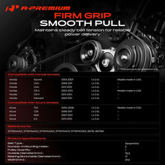 A-Premium pulley close-up highlighting smooth surface and sealed bearing benefit
