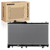 A-Premium radiator front view showing complete assembly and fitment benefit