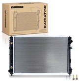 A-Premium radiator front view showing full core and fitment benefit