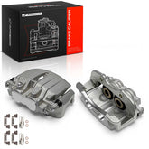 A-Premium front view of rear caliper showing fit and easy swap benefit