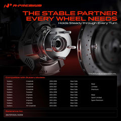 A-Premium side profile of rear hub assembly highlighting durable construction