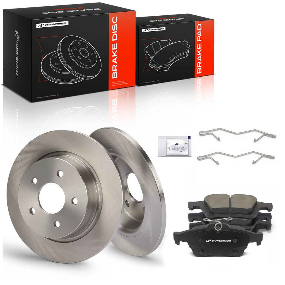 A-Premium rear rotor front view showing clean surface and fitment benefit