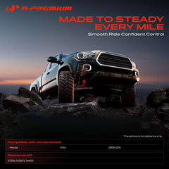 A-Premium rear shock side profile highlighting durable body and finish