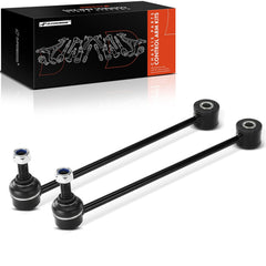 A-Premium rear sway bar link front view showing clean fit and improved stability
