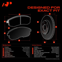 A-Premium vented rotor edge close-up highlighting rust-resistant coating