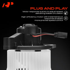 A-Premium side profile motor highlighting durable housing for long-lasting service