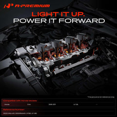A-Premium single ignition coil top view highlighting fitment and finish