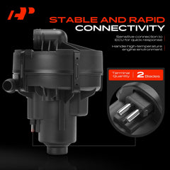 A-Premium smog pump electrical connector closeup showing two-pin female plug for easy wiring