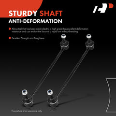 A-Premium sway bar link installed on front suspension demonstrating correct fitment