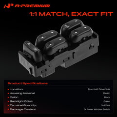 A-Premium back connector pins visible, matching factory harness benefit