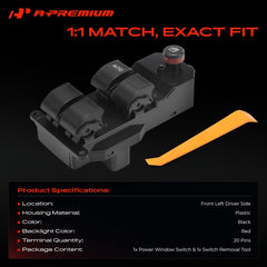 A-Premium rear connector view showing 20-pin plug and secure electrical fit