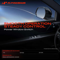 A-Premium switch side profile showing precise pin layout benefit