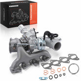 A-Premium turbo front assembly showing mounting points and fitment for quick install