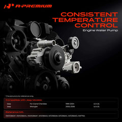 A-Premium side profile highlighting pump casing and outlet for easy installation