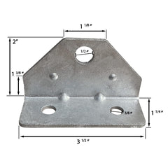 A.A brackets installed on a trailer bunk illustrating improved board support
