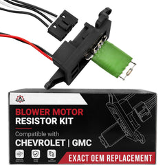 AA Ignition front view of blower resistor showing complete assembly and secure fit