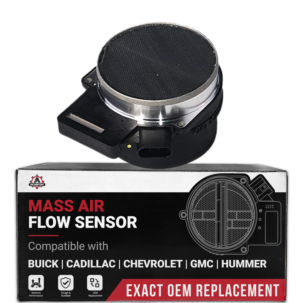 AA Ignition MAF sensor front view showing fit and mounting benefit