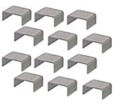 A.A stake pocket front view showing pocket opening and robust construction