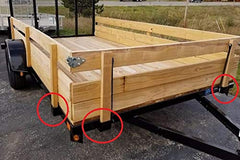 A.A pocket with a 2x4 inserted demonstrating secure fit and stability