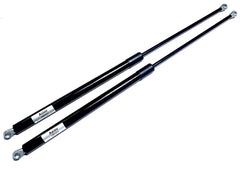 Aaiov front view of replacement 28 inch gas struts showing product and labels, reliable fit