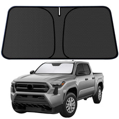 aatoppus front fit showing perfect windshield coverage and cooler cabin