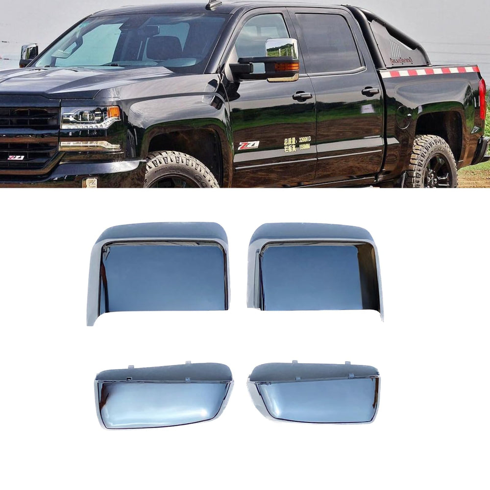 ABAGAEL chrome front mirror cover showing polished finish and refreshed look
