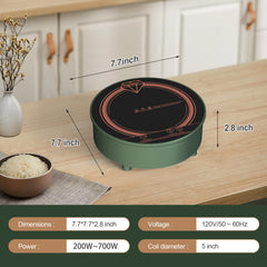 Abangdun ceramic top closeup highlighting smooth surface and easy cleaning
