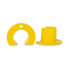 ABC shim installed on pigtail plug demonstrating secure fit
