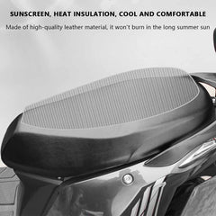 Abizarch close-up of PU leather texture, durable weather protection