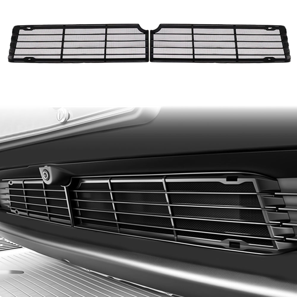 Abystar front view installed on Model Y Juniper 2026 showing clean protection