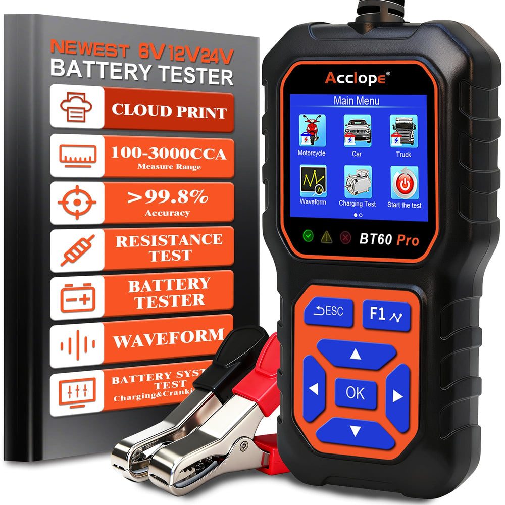 Acclope BT60 PRO front display showing clear test results for quick decisions