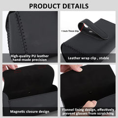 Accmor interior velvet lining protecting lenses and frames from scratches