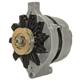 ACDelco alternator front view showing mounting and housing for reliable replacement