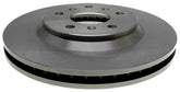 ACDelco front rotor packaging and label showing part number benefit: easy identification